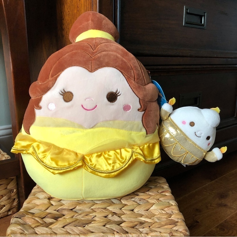 Squishmallows Disney’s Beauty and the Beast: Belle and Lumiere 2pc set